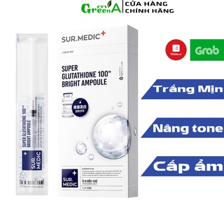 Tinh Chất Truyền Trắng Sur. Medic+ Super Glutathione 100 Bright Ampoule Serum Dưỡng Trắng [CHÍNH HÃNG NHẬP KHẨU]