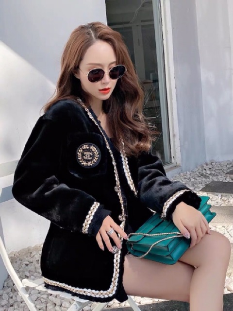 Áo khoác nhung-QCCC!