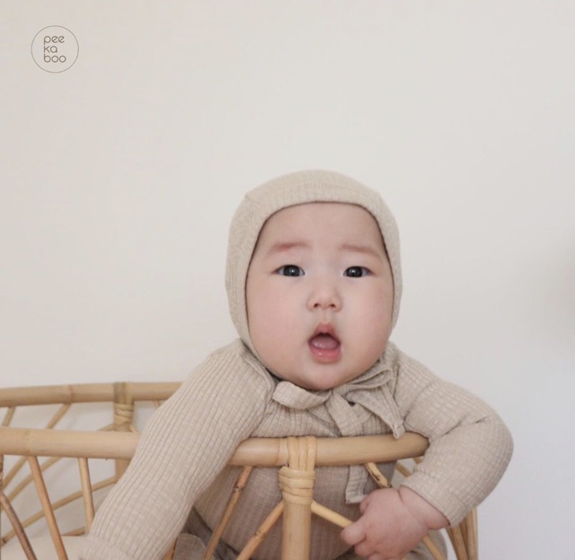 Bộ rời/turban/nón dây Vanilla #pêkaboo 2020 cho bé trai/bé gái từ 3 tháng-4tuổi