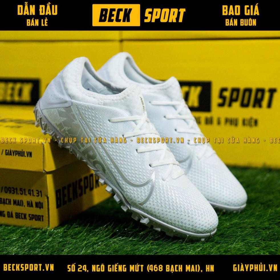 sale 12-12 Giày Bóng Đá Mercurial Vapor 13 Pro Trắng TF