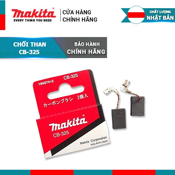 Chổi than Makita CB-325 195001-2 | Phụ kiện Makita chính hãng