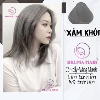 Màu Nhuộm Xám Khói Dkumahair.vn