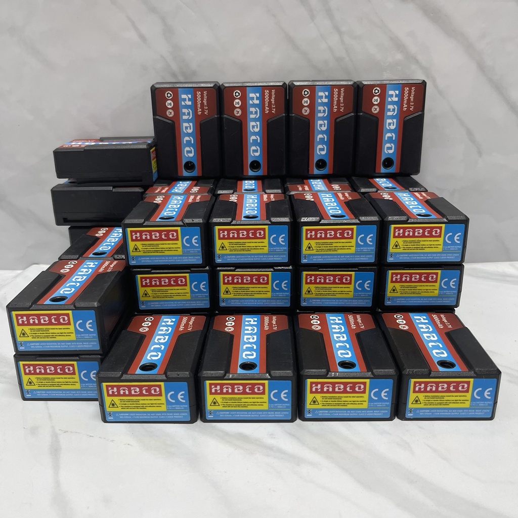 Pin cài sườn máy cân mực máy bắn cốt laser 5 tia xanh, 12 Tia 5000mah