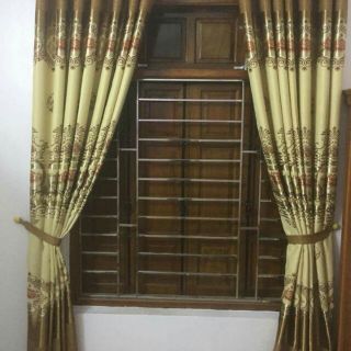 Rèm che cửa sổ và che giường rộng 3m cao 2m7 căng thẳng đặt móc