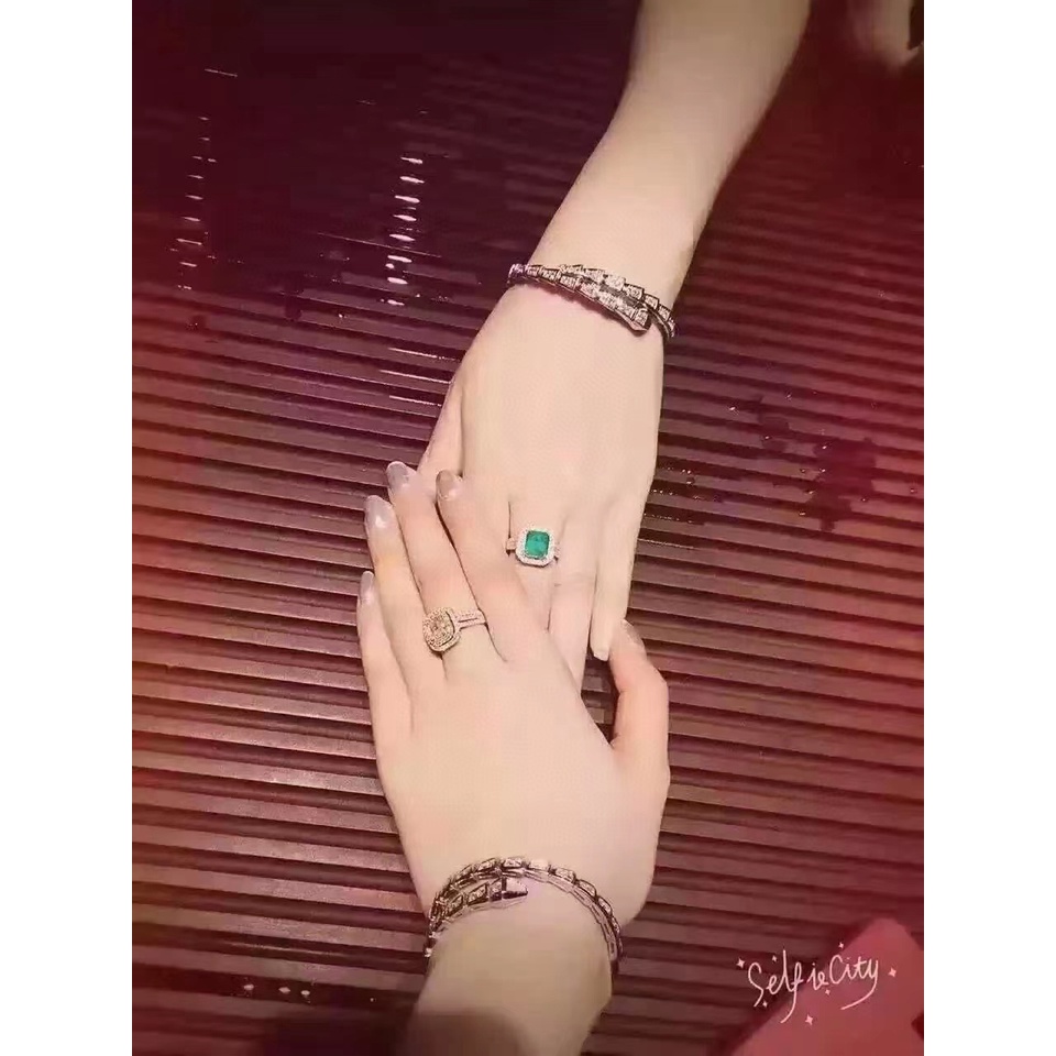 Vòng Tay Đính Đá Kim Cương Toàn Bộ Dành Cho Cặp Đôi