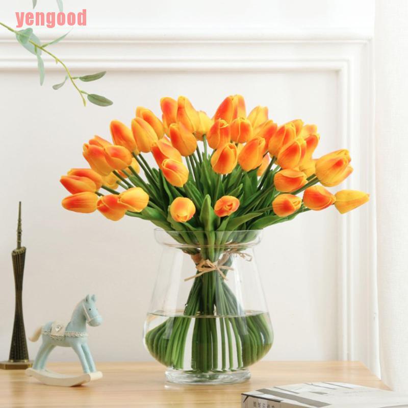 Bó Hoa Tulip Giả Trang Trí Tiệc Cưới Xinh Xắn