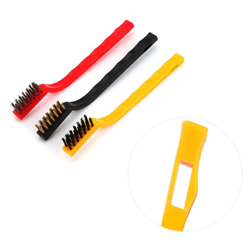 3 bàn chải vệ sinh bếp gas bằng sợi kim loại