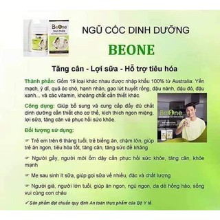 Beone - Bột ngũ cốc tăng cân lợi sữa