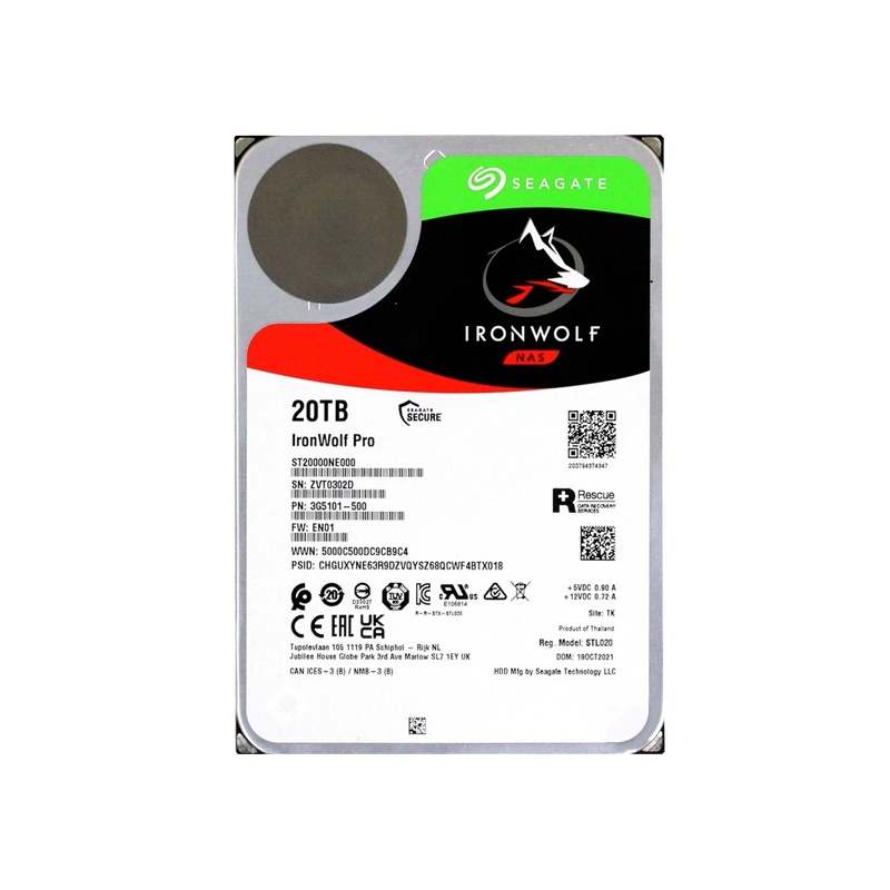 Ổ cứng cắm trong Nas Seagate IronWolf Pro 3.5'' 12/16/18/20TB