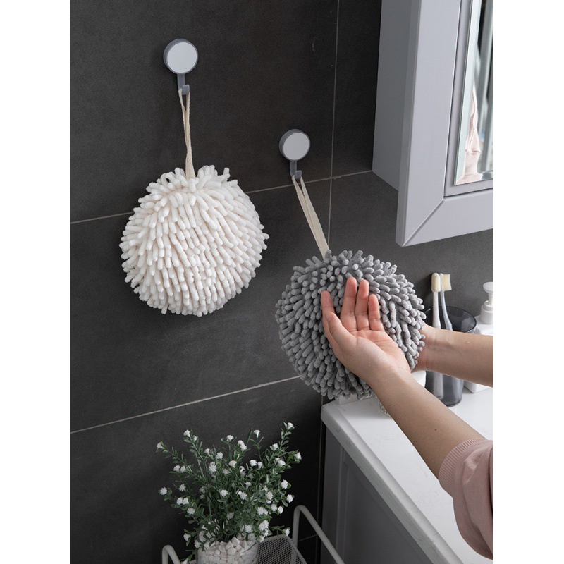 Khăn Lau Tay Quả Bông Tròn, Bông Lau Tay Thấm Hút Tốt