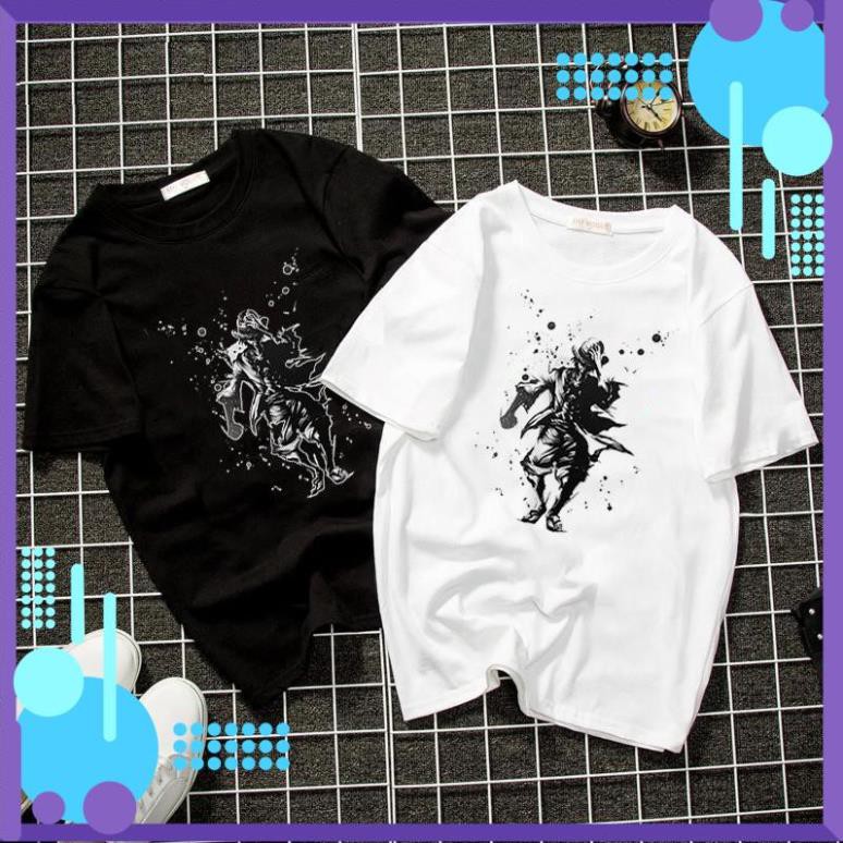Freeship-HÈ Áo thun unisex form rộng họa tiết hoạt hình vải dày mịn 2019T1769 3