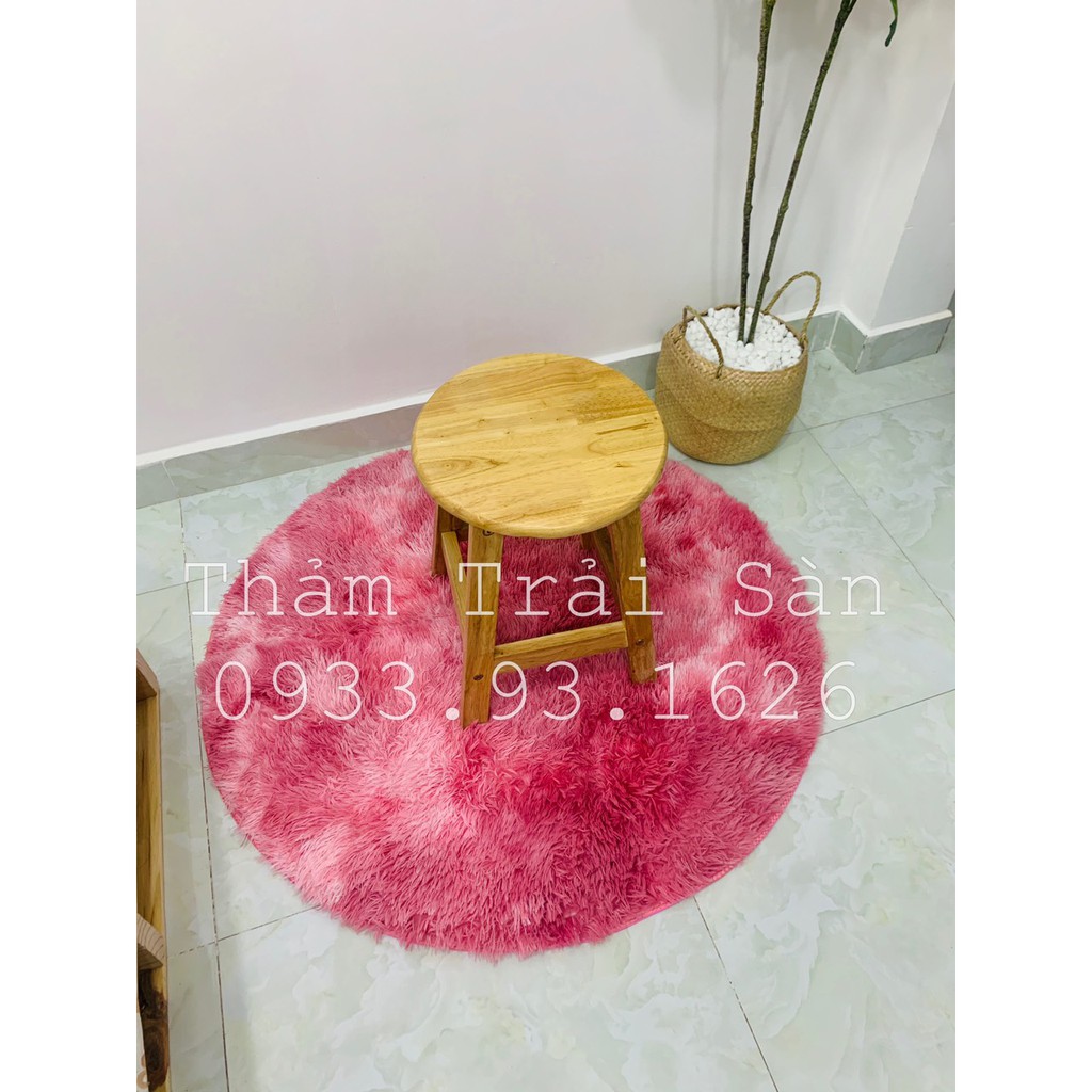 Thảm Lông Hình Tròn Chụp Hình Quần Áo - Đầm Váy - Mỹ phẩm [Nhiều size] [Nhiều màu] | BigBuy360 - bigbuy360.vn