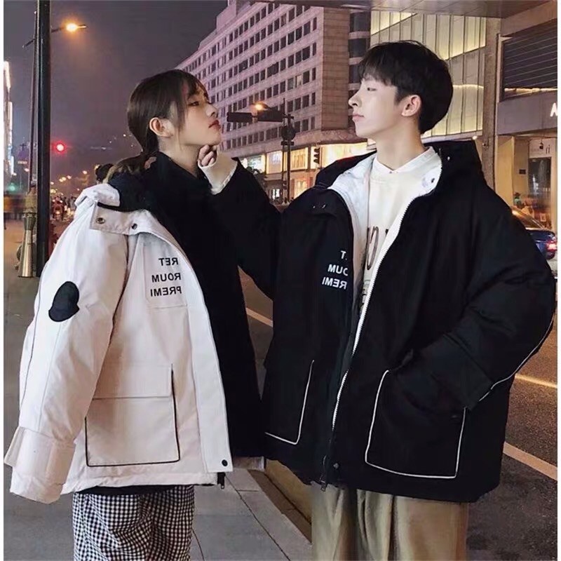 Áo khoác phao đôi size nam nữ