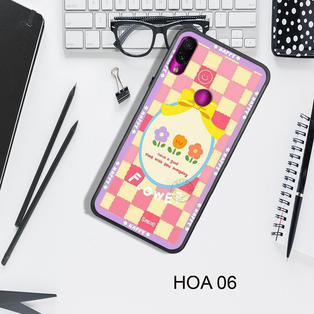Ốp Lưng  XIAOMI REDMI 7 - REDMI NOTE 7/7 PRO - REDMI NOTE 5/5 PRO - REDMI NOTE 6/6 PRO , In Hình HOA, Màu Sắc Bắt Mắt.
