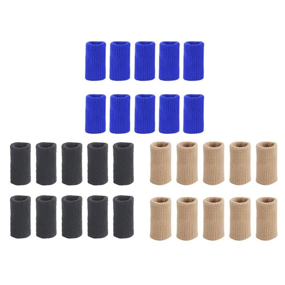 Bộ 10 cái nẹp bảo vệ ngón tay giảm đau khớp co giãn thông dụng khi chơi thể thao