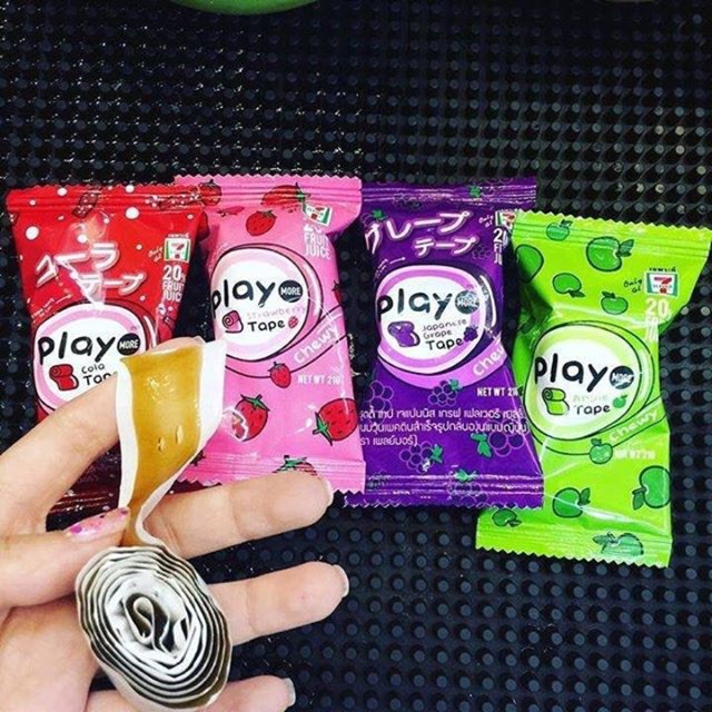 Kẹo cuộn Play More 21gr