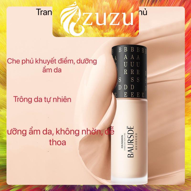 [KN02] Kem nền dạng lỏng Baursde, kem nền nội địa trung chiết xuất từ thực vật thích hợp cho da nhạy cảm che khuyết điểm | BigBuy360 - bigbuy360.vn