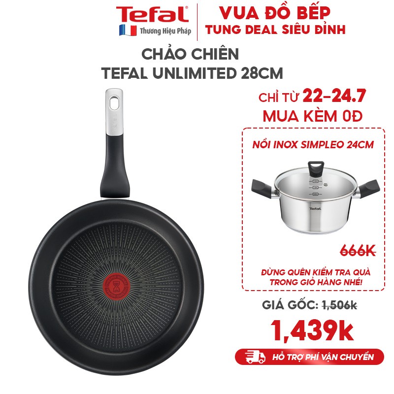 Chảo chiên Tefal Unlimited 28cm