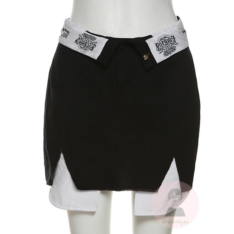 Chân Váy Ngắn Lưng Cao Dáng Ôm Thiết Kế Độc Đáo Cài Khóa Kéo Thời Trang Quyến Rũ Cho Nữ