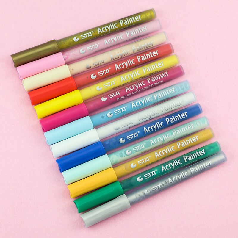 Sta Set 1100 Giấy Vẽ Tranh Bằng Vải canvas / Giấy Màu Nước Sáng Tạo