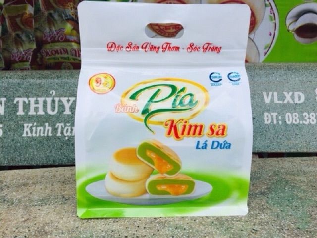 [12 cái] Bánh pía kim sa tan chảy Hải Sơn  túi Vip - Bánh pía Sóc Trăng