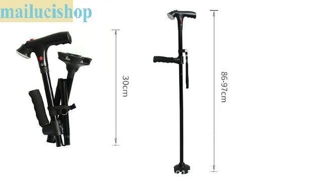 Gậy chống người già. gậy chống thông minh cho người già có còi báo và tay vịn