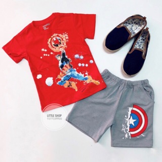 Bộ bé trai GAP siêu nhân, người nhện, marvel