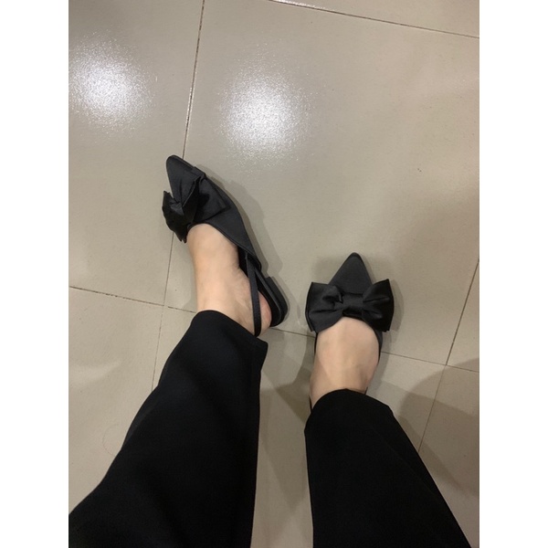 GIÀY BỆT NƠ LỤA G10