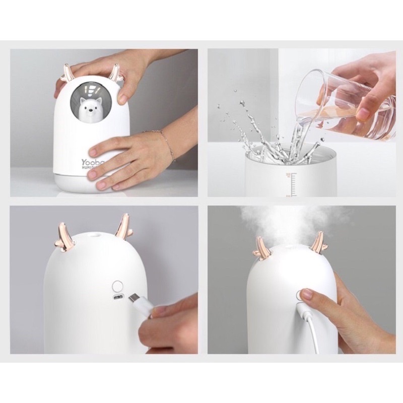 Máy tạo độ ẩm hình thú Yoobao M106