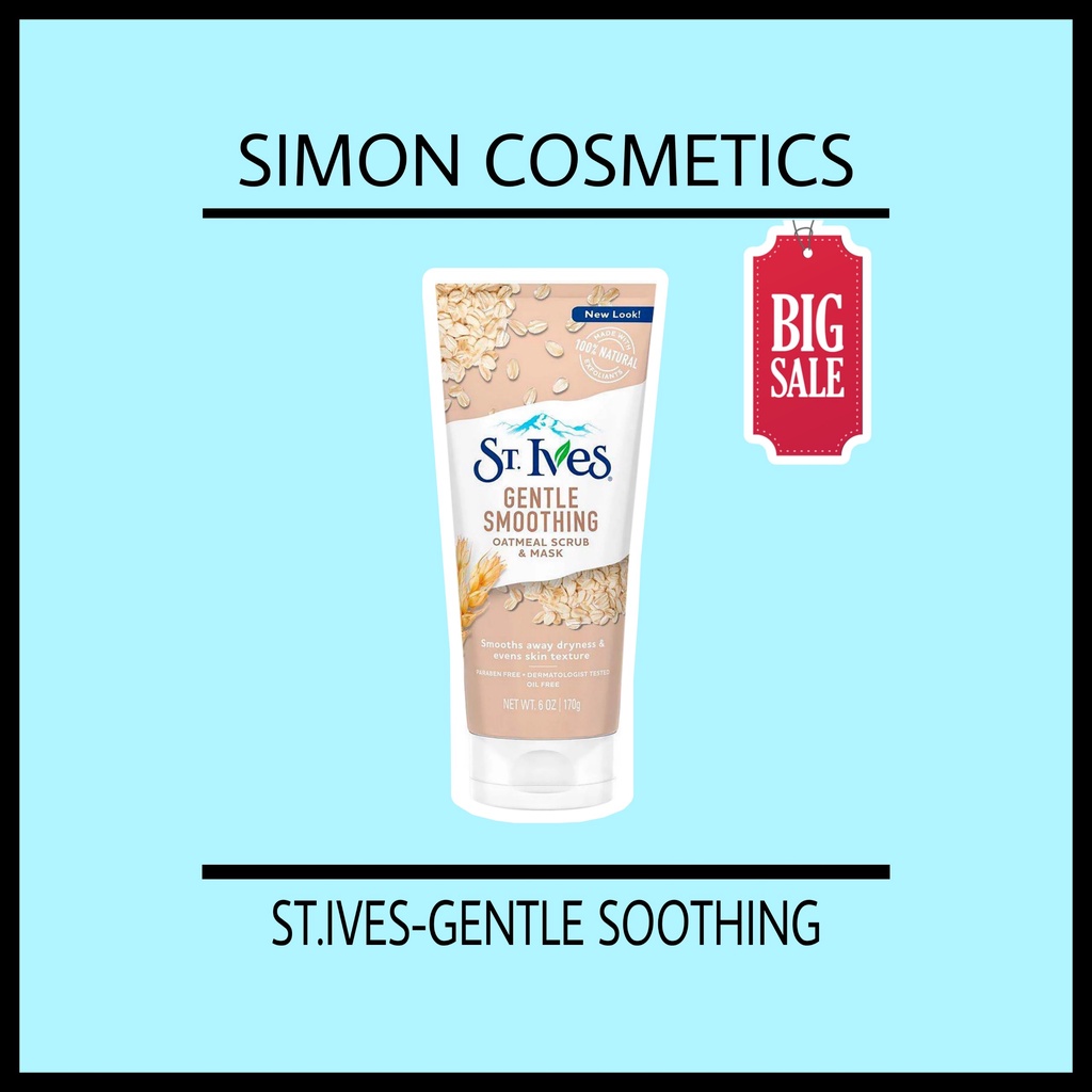 [Mã 95SIMON] Sữa rửa mặt tẩy da chết dịu nhẹ ST.IVES 170G | BigBuy360 - bigbuy360.vn