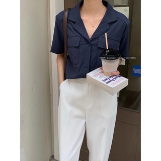 Áo Sơ mi ngắn tay trơn bóng (568)