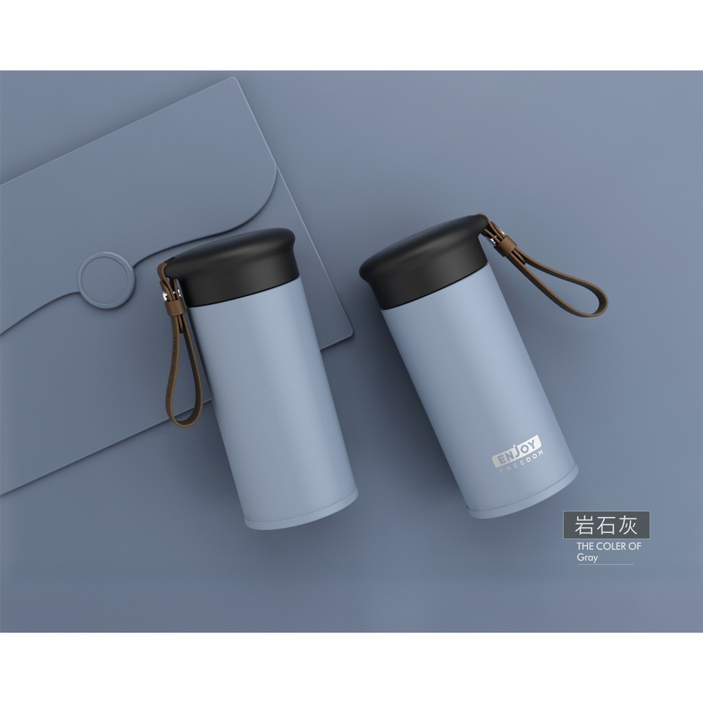 [Mã SRJULY1215 giảm 20K đơn 50K] Bình giữ nhiệt mini cao cấp Enjoy Freedom 280ml và 450ml | BigBuy360 - bigbuy360.vn