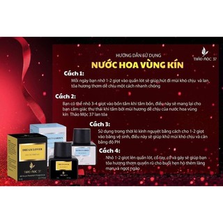 Nước hoa vùng kín Thảo Mộc 37