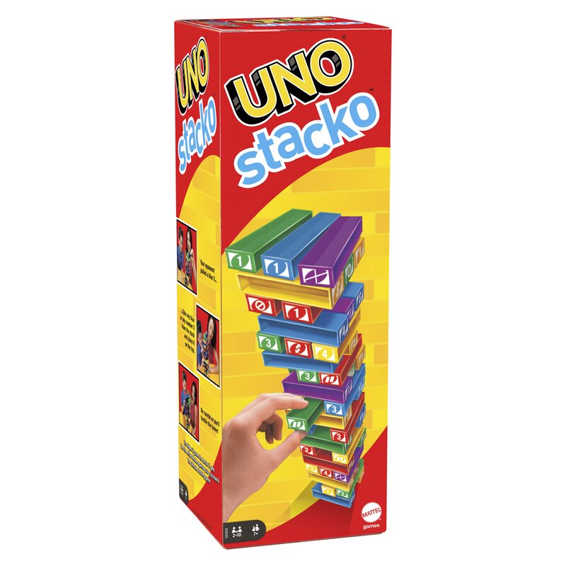 Đồ Chơi Bài MATTEL GAMES Trò Chơi Trí Tuệ Uno Stacko 43535