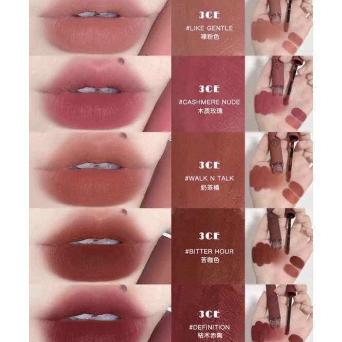 Son Kem 3CE Velvet Lip Tint
