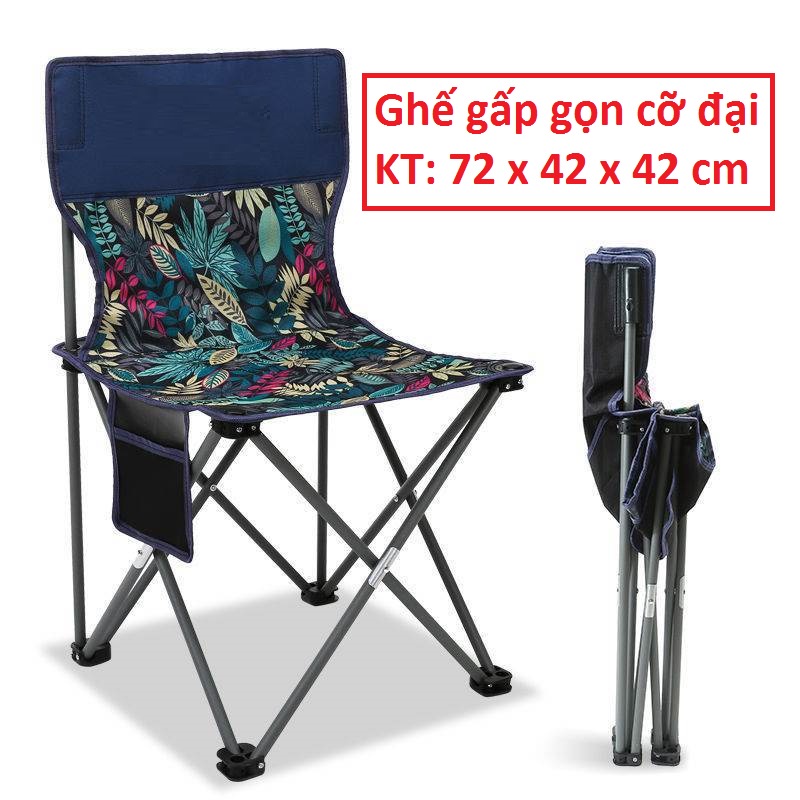 Ghế gấp gọn, Ghế Xếp Câu Cá Hạ gấp gọn mini bỏ túi dễ dàng mang đi du lịch , dã ngoại, câu cá, cắm trại