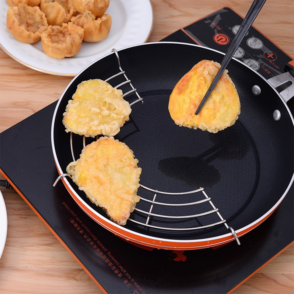 Vỉ Gác Chảo Chiên Đồ Ăn Cỡ To  -Rẻ nhất