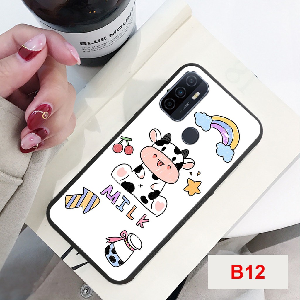 [SALE 50%] ỐP LƯNG OPPO A53 IN HÌNH BÒ SỮA ĐA DẠNG KIỂU DÁNG