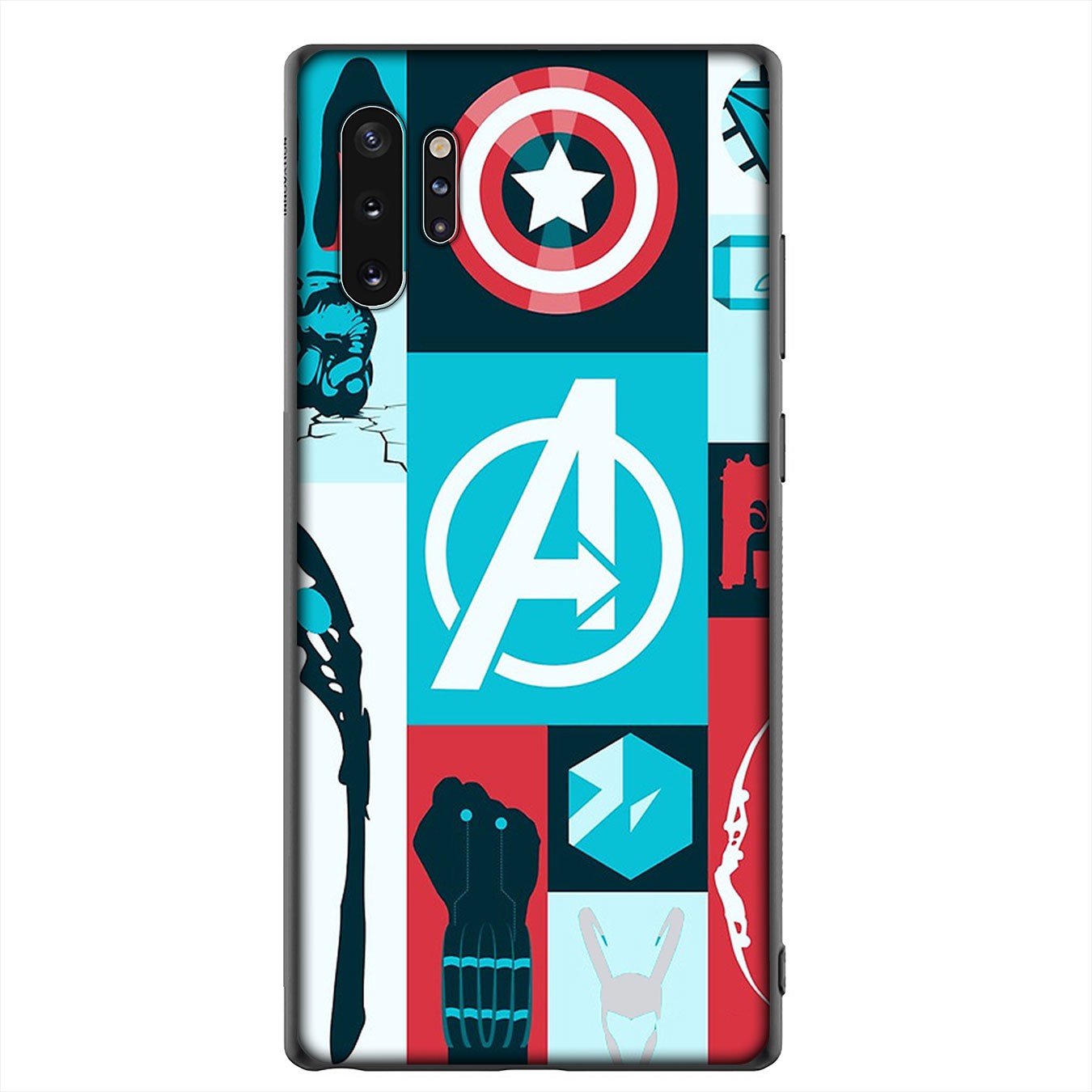 Samsung Galaxy A11 A31 A10 A20 A30 A50 A10S A20S A30S A50S A71 A51 Phone Case Soft Silicone Casing The Avengers Marvel Deadpool  Captain America