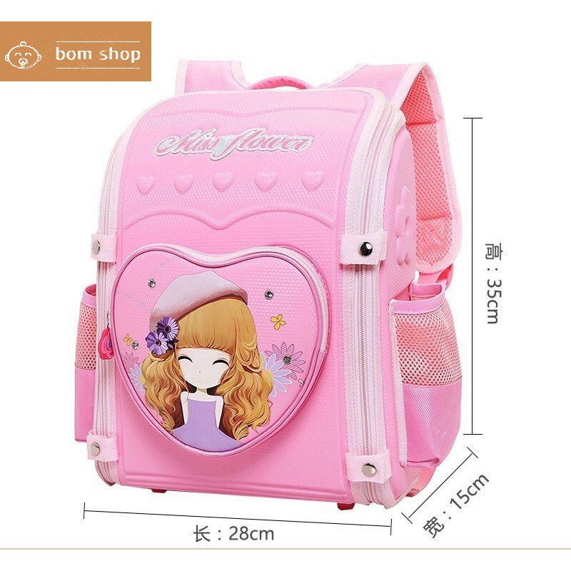 Balo chống gù trẻ em/ cặp sách đi học chống gù cho bé trai, bé gái cấp 1 - Hàng siêu nhẹ, siêu êm vai