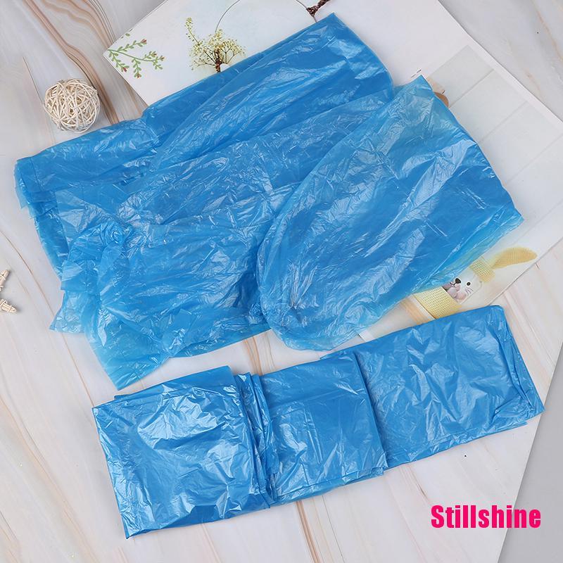 Bộ 5 Cặp Vỏ Bọc Giày Đi Mưa Bằng Nhựa Dày Chống Thấm Nước