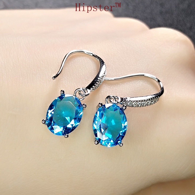 Bông Tai Đính Đá Thời Trang Sang Trọng