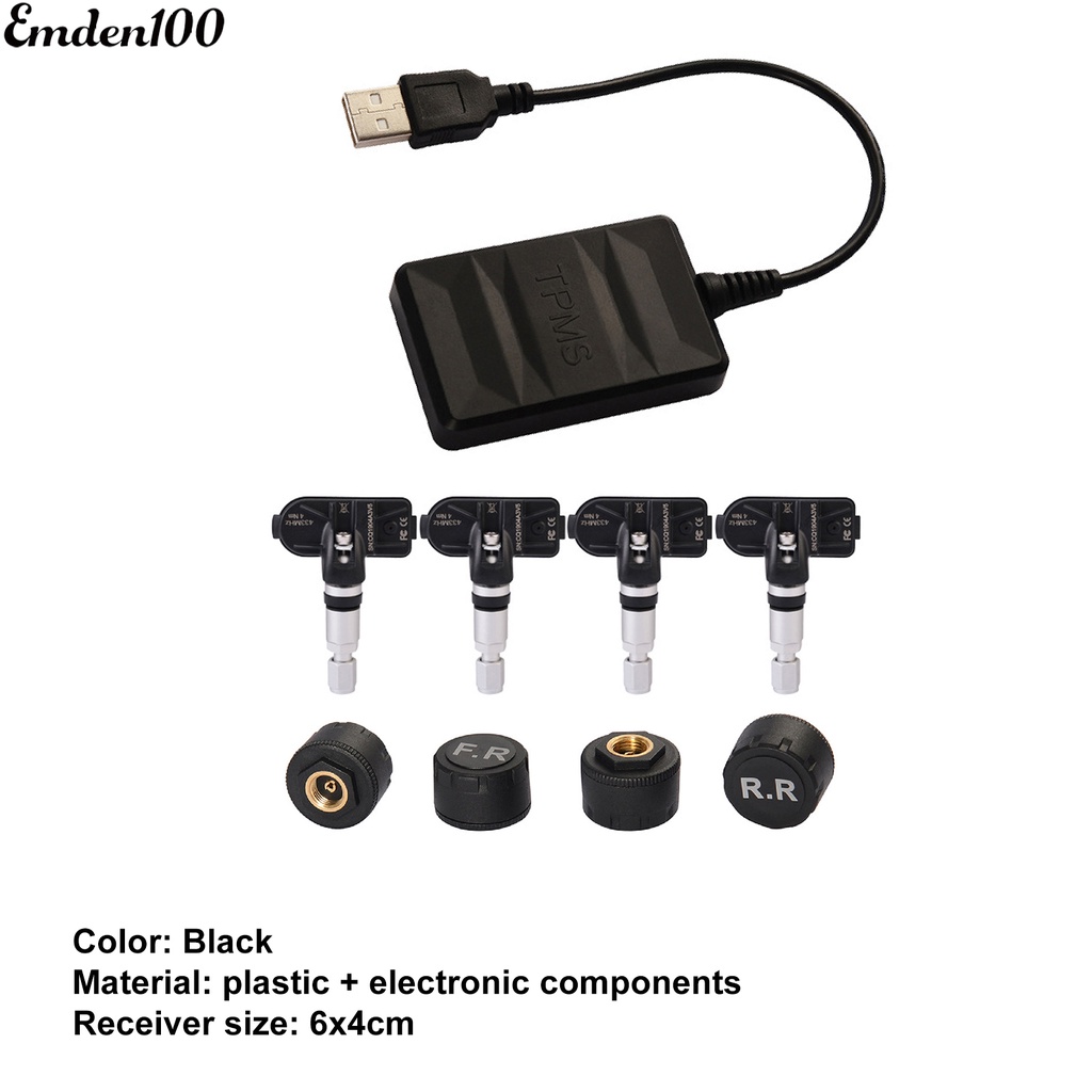 Bộ Cảm Biến Áp Suất Lốp Xe Hơi Emden100