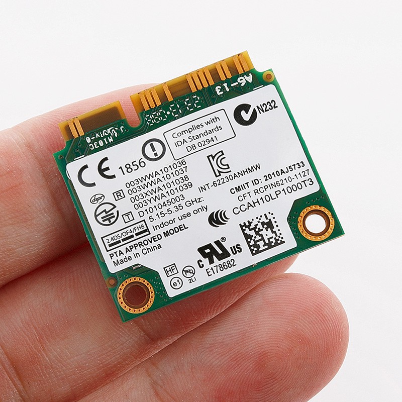 Thẻ PCI-E Intel 6230 62230ANHMW 300 mini không dây băng tần kép WiFi BT