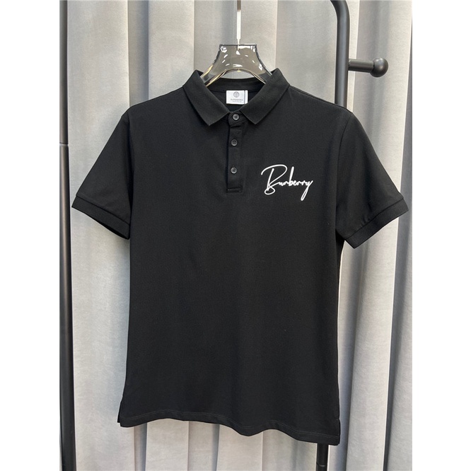 Áo Thun POLO cotton In Chữ Burberr 2022 Size S-4XL