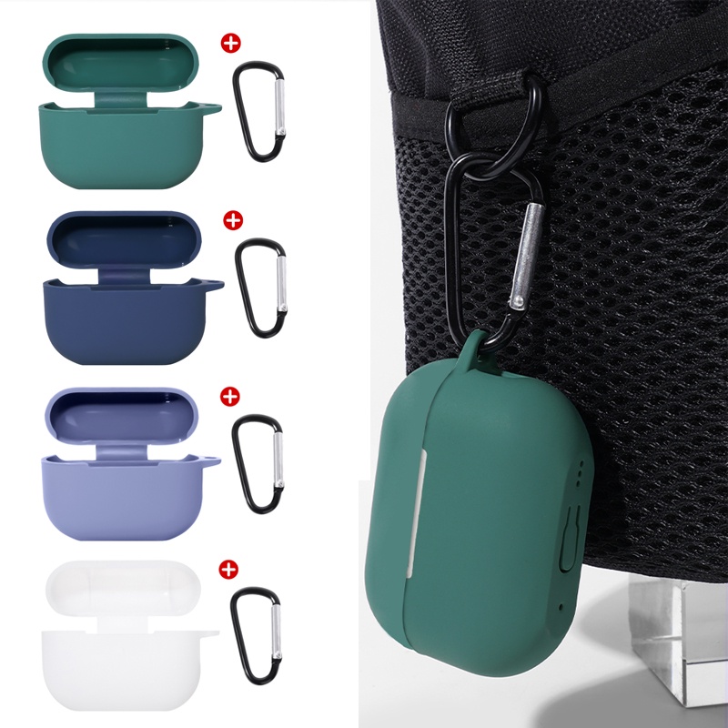 Vỏ Bảo Vệ Hộp Sạc Tai nghe không dây Air pods Pro2 Bằng Silicon Màu Trơn Thời Trang Chống Thấm Nước