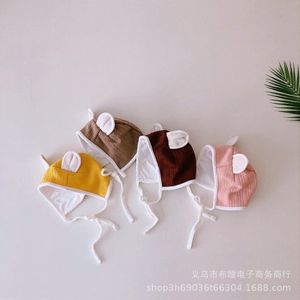 Mũ len mùa đông dễ thương cho trẻ sơ sinh
