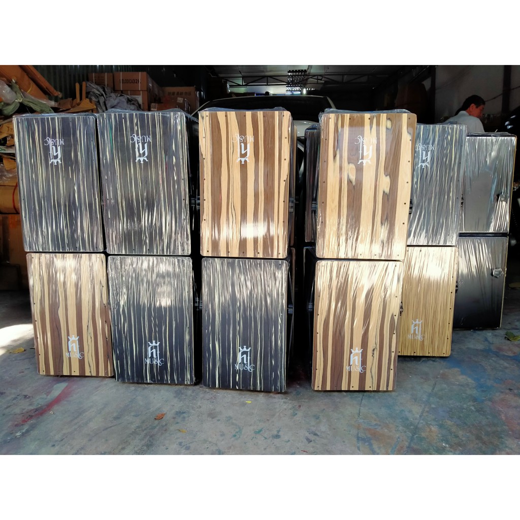 Trống cajon mặt cao cấp giá rẻ có tay vặn