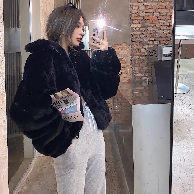 TKLIHN Áo khoác Lông ulzzang Croprop HOT FASHIONITA cá tính HOT TREND 2021 KÈM 2 ẢNH THẬT Ở CUỐI