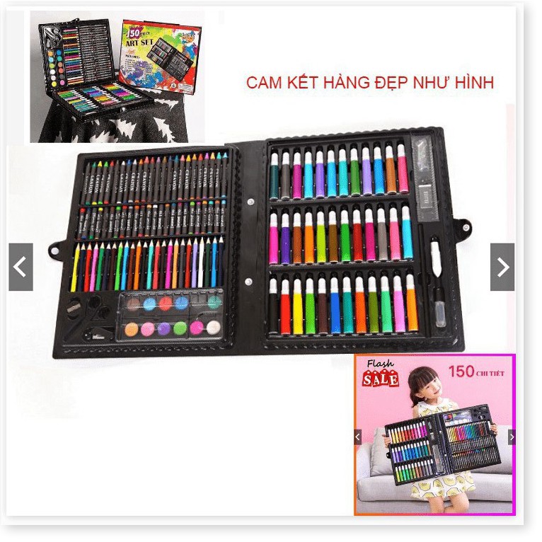 Bộ Tô Màu 150 Chi Tiết Cho Bé Thỏa Sức Sáng Tạo